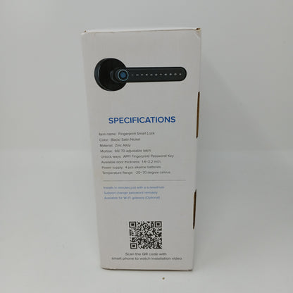 New Catchface Smart Fingerprint and App
Door Lock