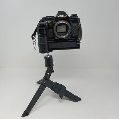 Minolta X-700 35MM Film Camera; Tripod, Lens, Manuals