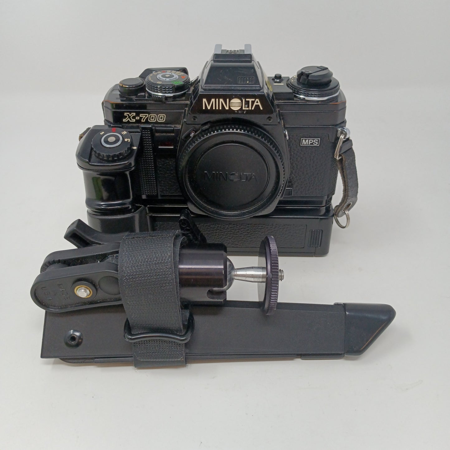 Minolta X-700 35MM Film Camera; Tripod, Lens, Manuals