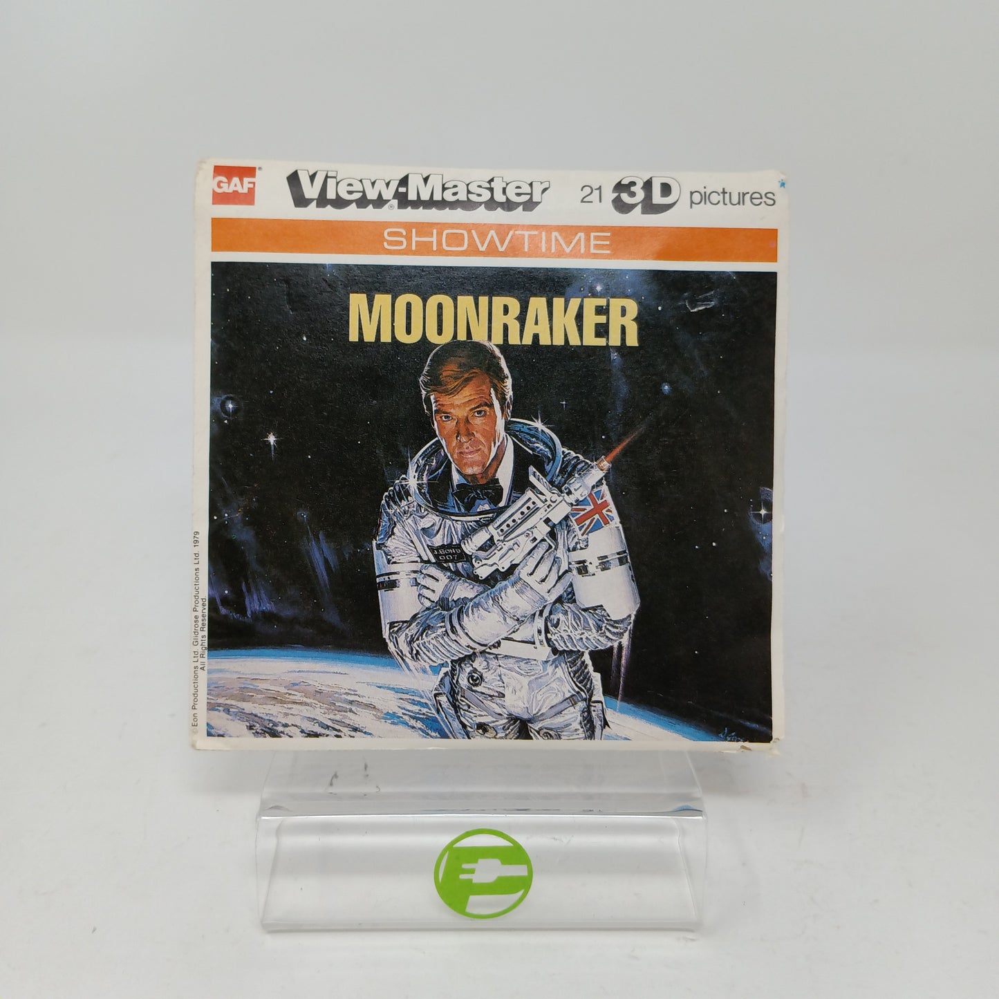 Moonraker 007 James Bond Movie Roger Moore view-master Reels Packet