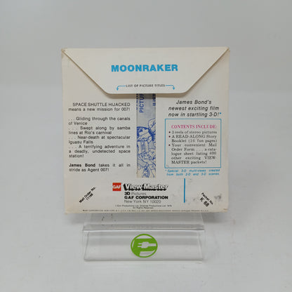 Moonraker 007 James Bond Movie Roger Moore view-master Reels Packet