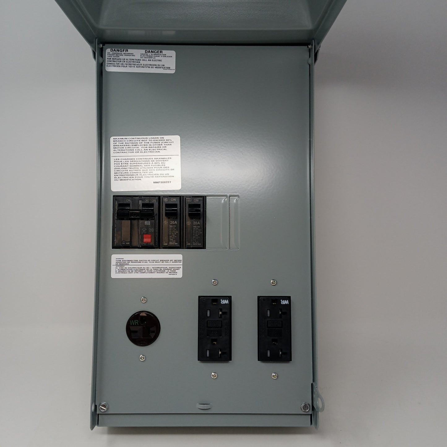 Midwest Outdoor Temporary Outlet Breaker Box U038C033
