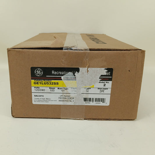 GE1LU532SS Recreational Vehicle Power Outlet Panel 100A 120/240V