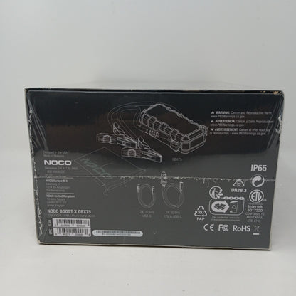 New Noco Boost X 	Jump Starter/Power Pack X GBX75