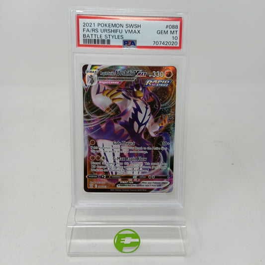 Pokémon TCG SWSH Urshifu Vmax 088 English PSA 10