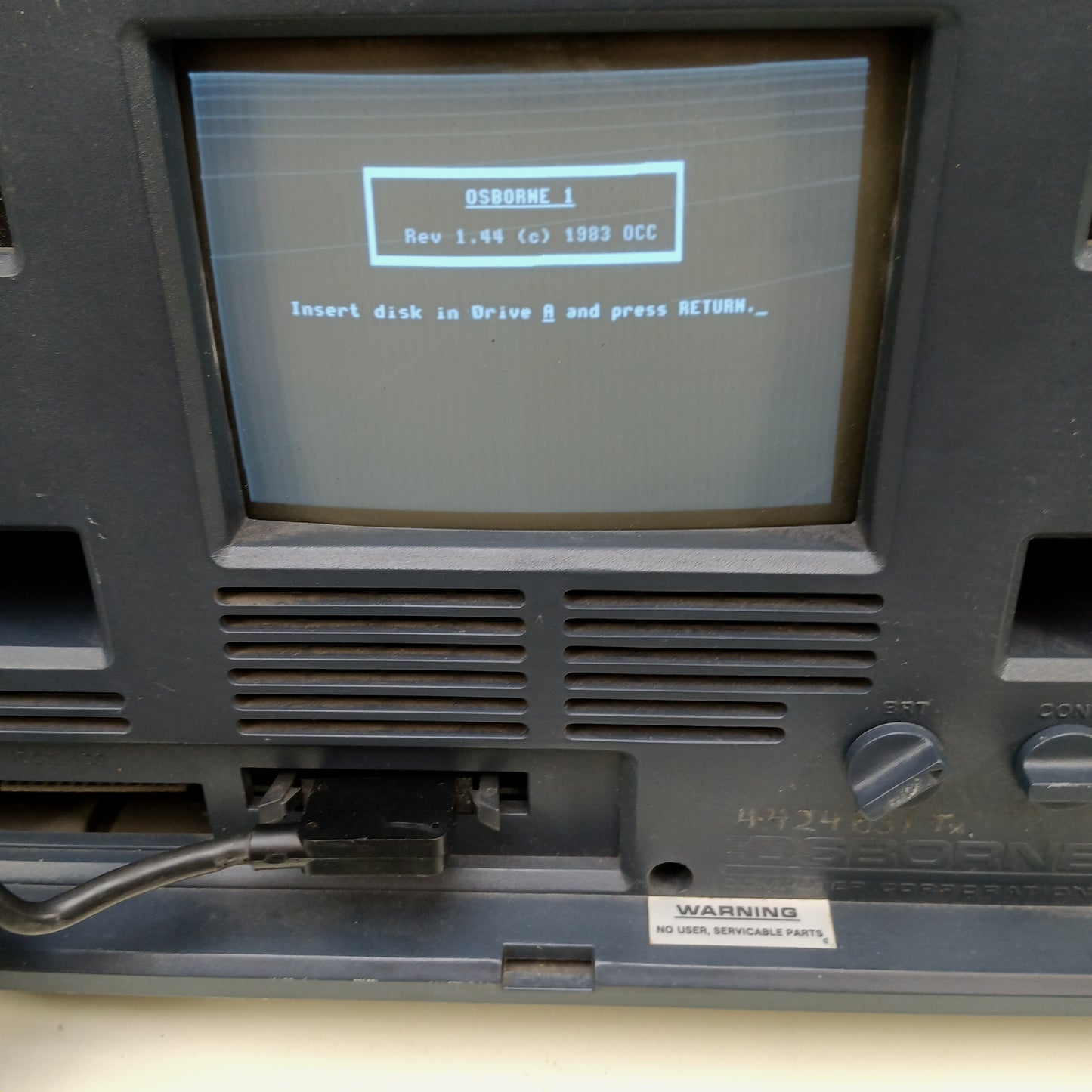 Vintage Osborne 1 CP/M Portable Computer From 1981