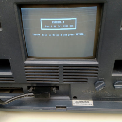 Vintage Osborne 1 CP/M Portable Computer From 1981