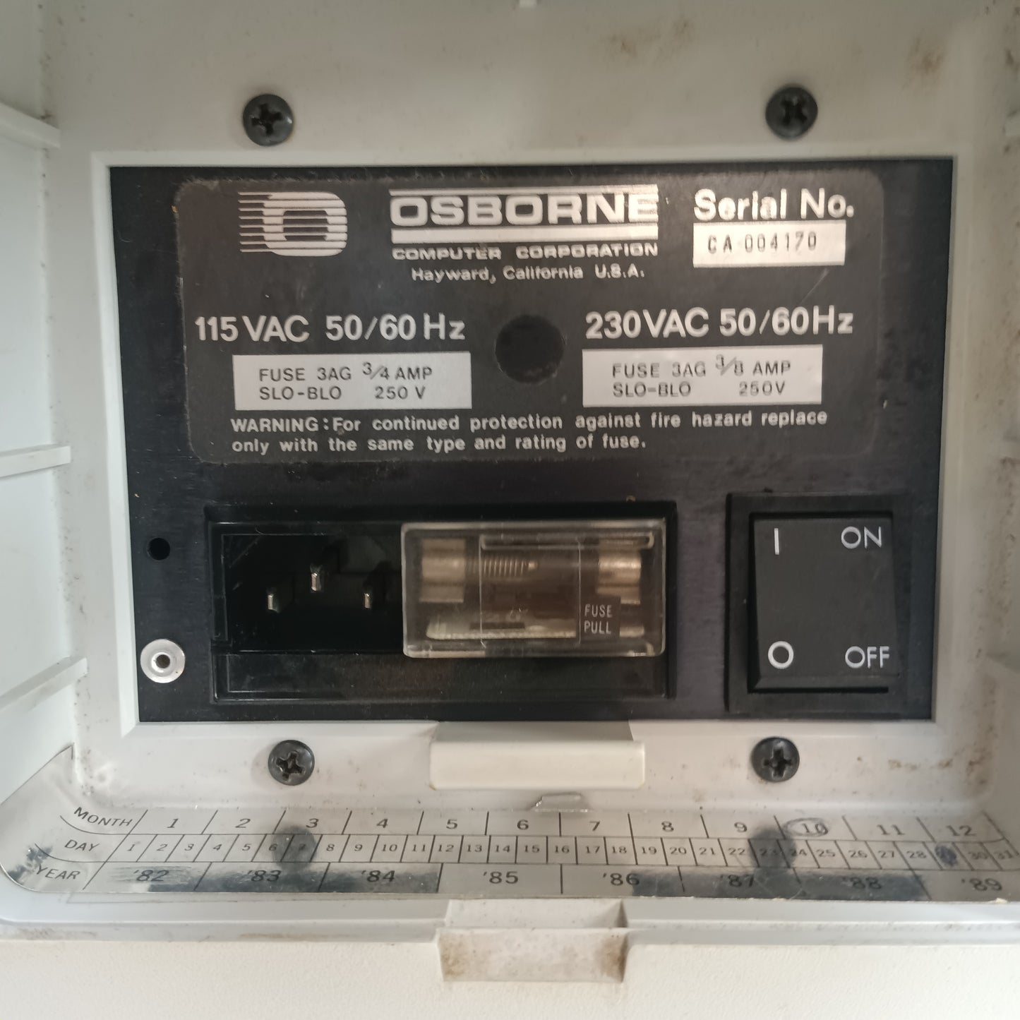 Vintage Osborne 1 CP/M Portable Computer From 1981