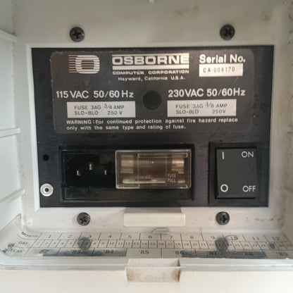 Vintage Osborne 1 CP/M Portable Computer From 1981