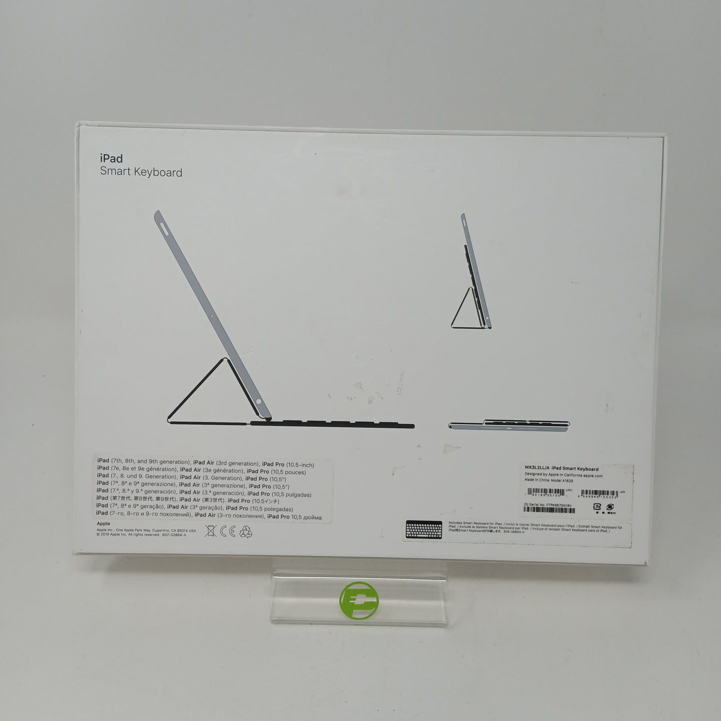 Apple Magic Keyboard for iPad Pro 10.5" Keyboard Folio Case Black A1829