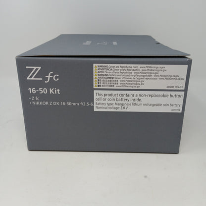 Nikon Z fc 16-50 VR Lens Kit Silver Japan Import