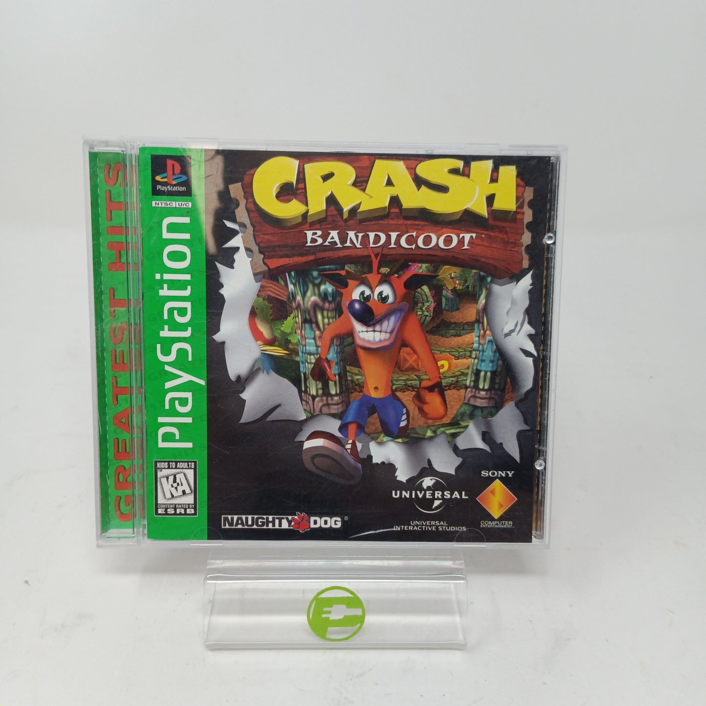 Crash Bandicoot [Greatest Hits] (Sony PlayStation 1 PS1, 1996)