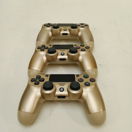 Broken Lot Sony PlayStation DualShock 4 Wireless Controller Gold No Power