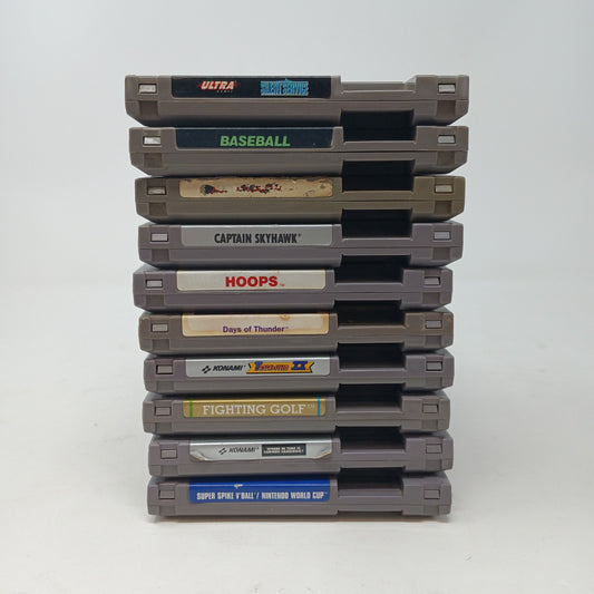 Lot of 10 Nintendo NES Games