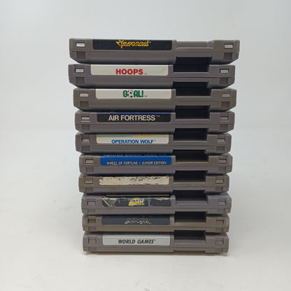 Lot of 10 Nintendo NES Games