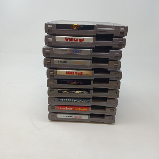 Lot of 10 Nintendo NES Games