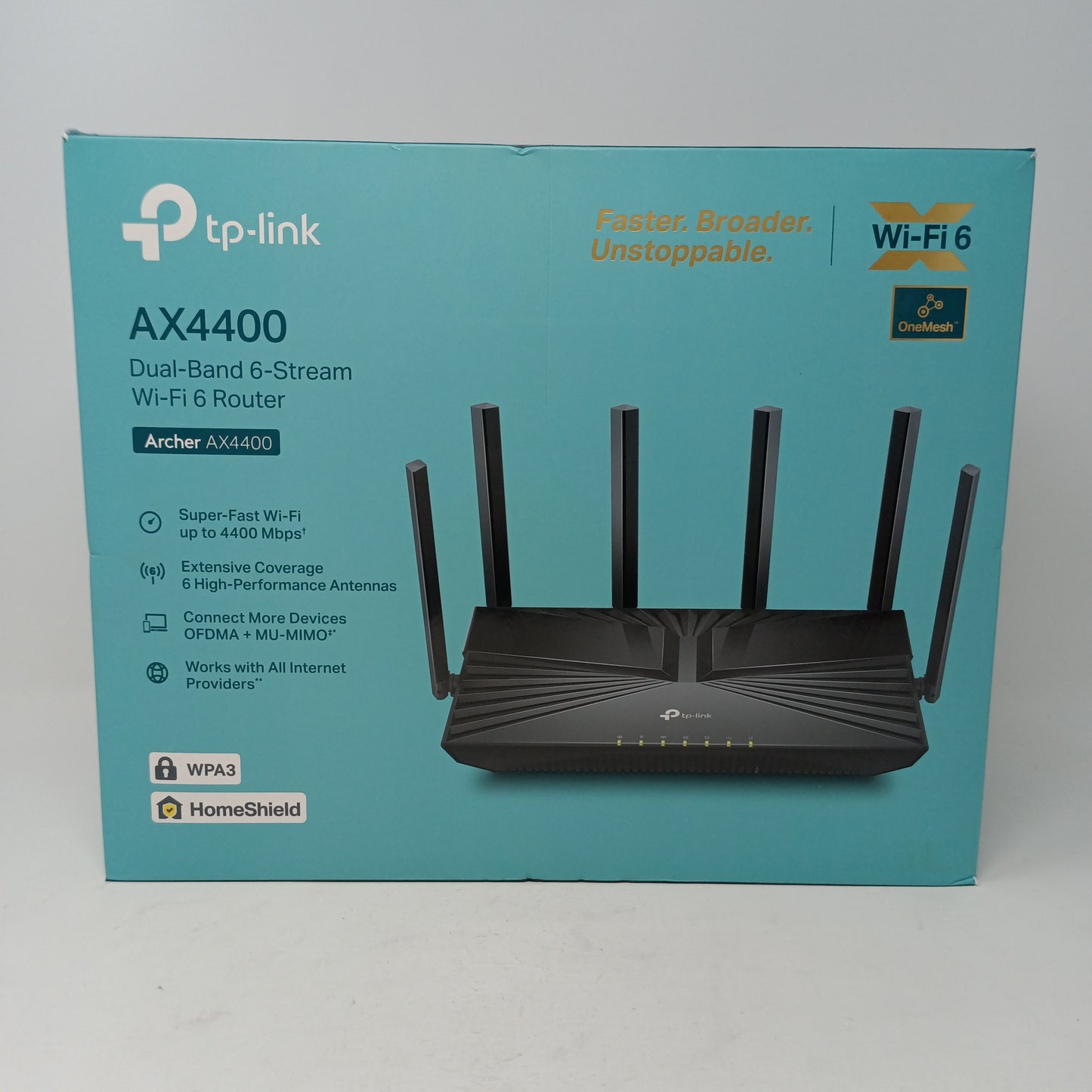TP Link AX4400 Dual Band 6 Stream Wi-Fi 6 Router 0150603742