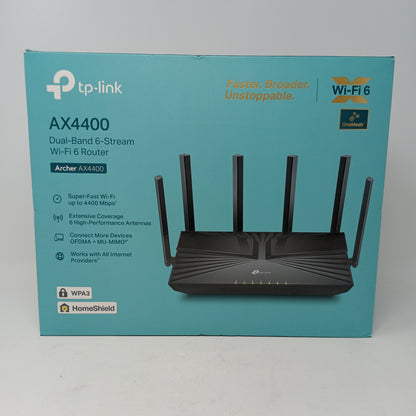 TP Link AX4400 Dual Band 6 Stream Wi-Fi 6 Router 0150603742