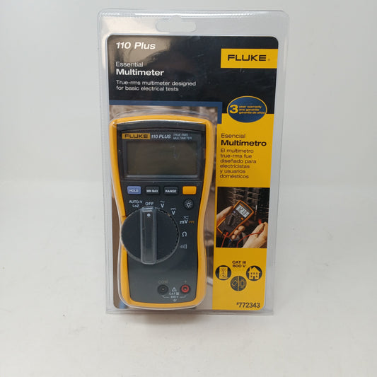 New Fluke 110 PLUS TRUE RMS MULTIMETER 600V Multimeter