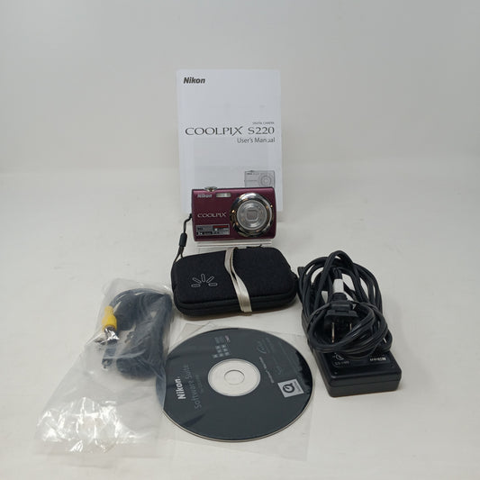 Nikon Coolpix S220 10.0MP Digital Camera