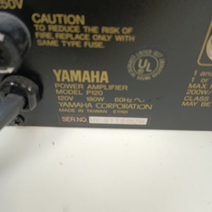 Yamaha P120 Professional 200W 2 Channel Power Amplifier