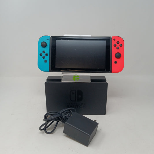 Nintendo Switch v1 Video Game Console HAC-001 Red/Blue