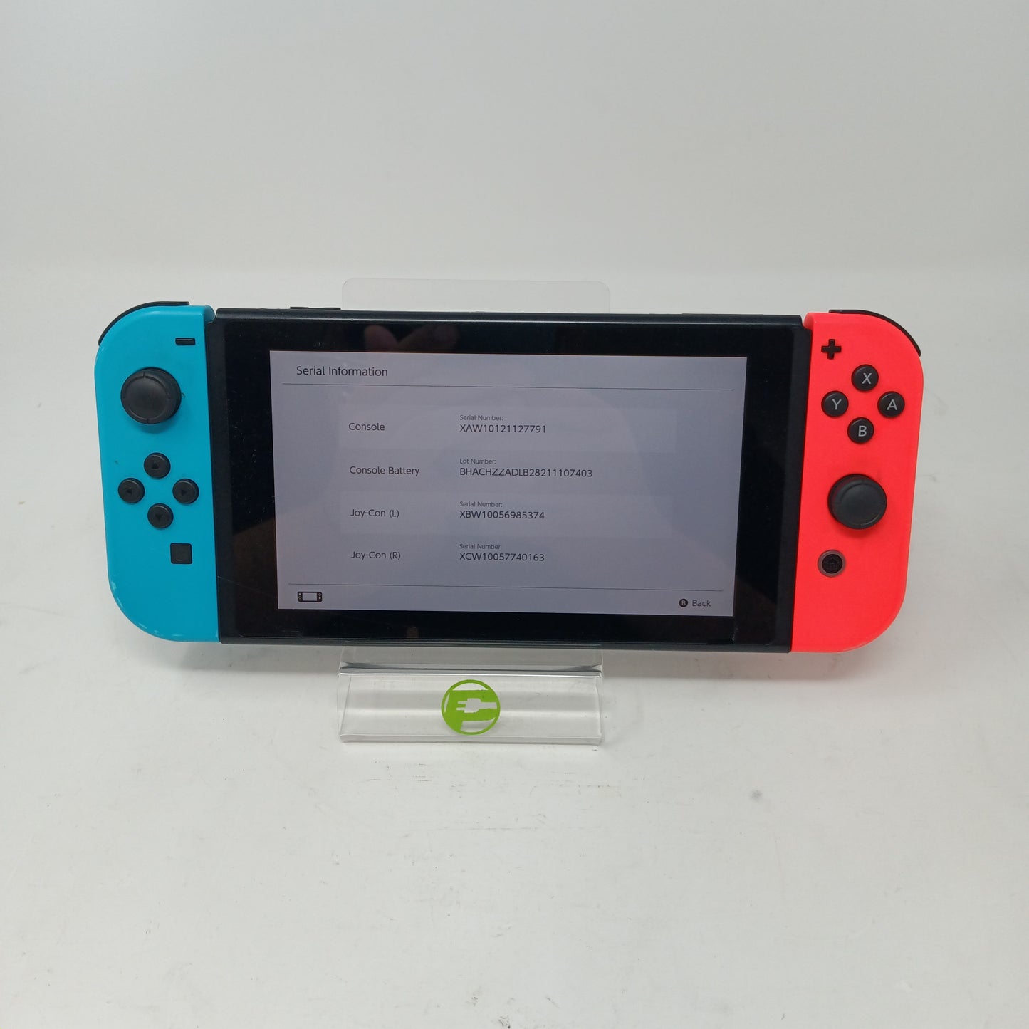 Nintendo Switch v1 Video Game Console HAC-001 Red/Blue
