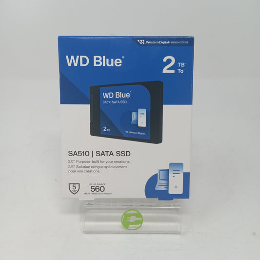 New Western Digital WD 2.5" Blue SA510 2TB SSD SSD WDBB8H0020BNC