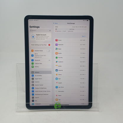 Unlocked Apple iPad Air 4th Gen 256GB Blue MYJ62LL/A