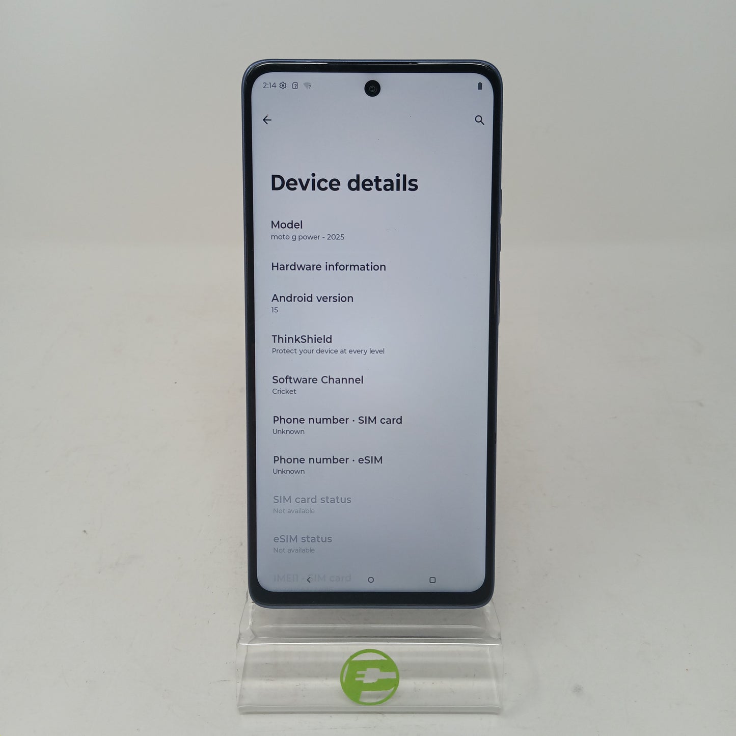 Factory Unlocked Motorola Moto G 5G 128MB 15 Blue XT2515-2