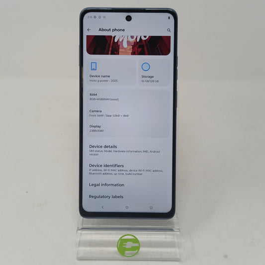 Factory Unlocked Motorola Moto G 5G 128MB 15 Blue XT2515-2