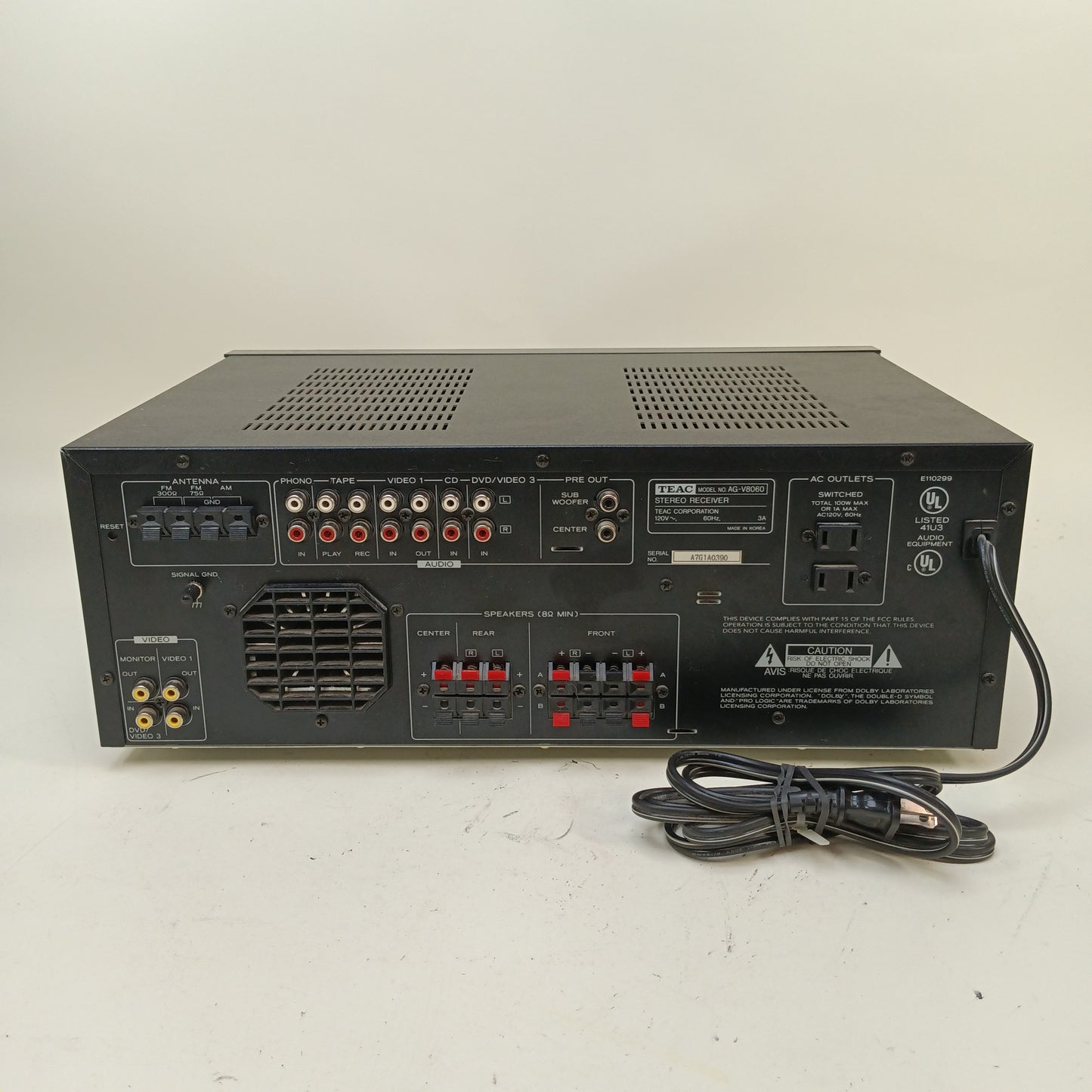 TEAC AG-V8060 Stereo Receiver 5.1 Surround Sound System