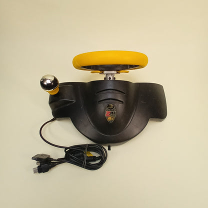 Mad Catz MC2 Racing Wheel Microsoft Xbox Nintendo GameCube PlayStation 2