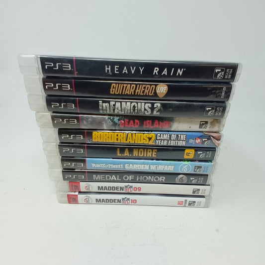 Lot of 10 Sony PlayStation 3 PS3 Games