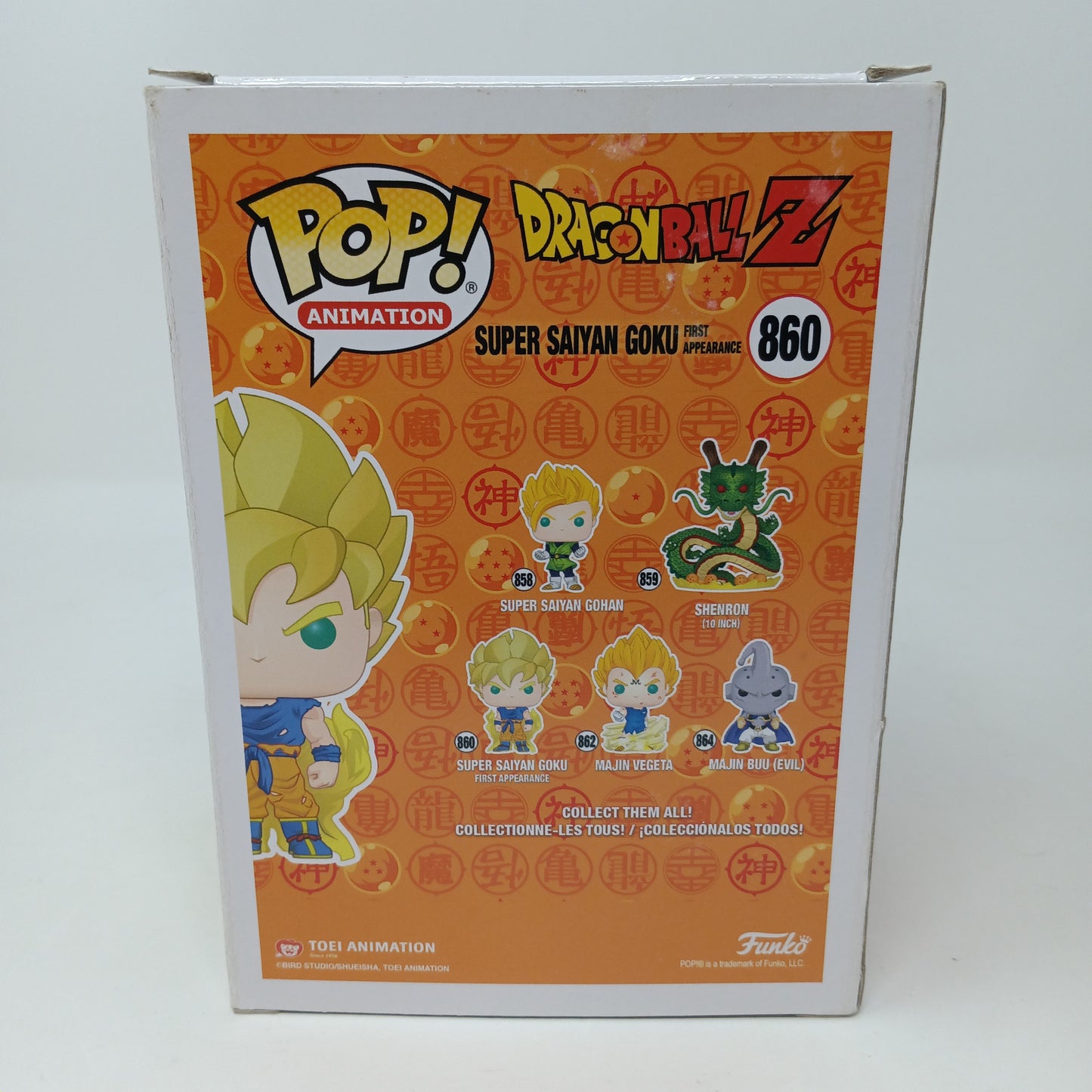 Funko Pop Super Sayan Goku 860 Go Exclusive Signed Authenticated