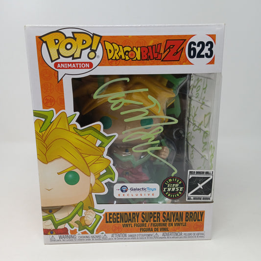Funko Pop Legendary Super Saiyan Broly 623 Chase (Galatic Toys) Signed Authenticated