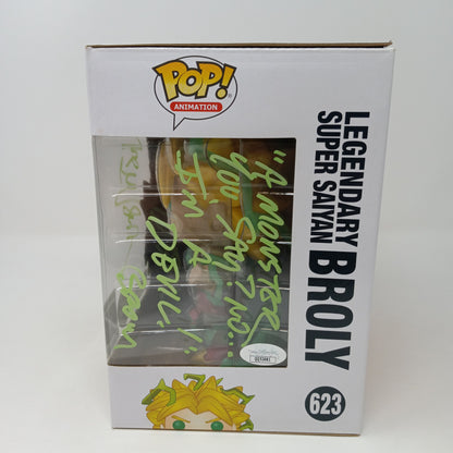 Funko Pop Legendary Super Saiyan Broly 623 Chase (Galatic Toys) Signed Authenticated