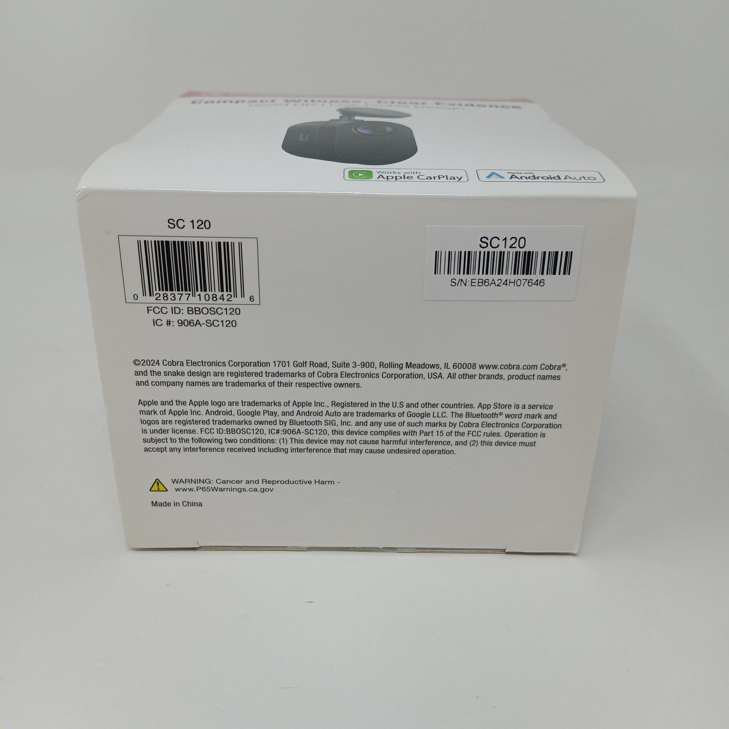 Cobra SC 220C Smart Dash Cam Wi-Fi