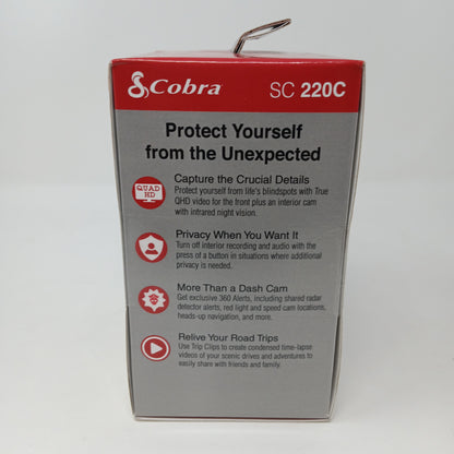 Cobra SC 220C Smart Dash Cam Wi-Fi