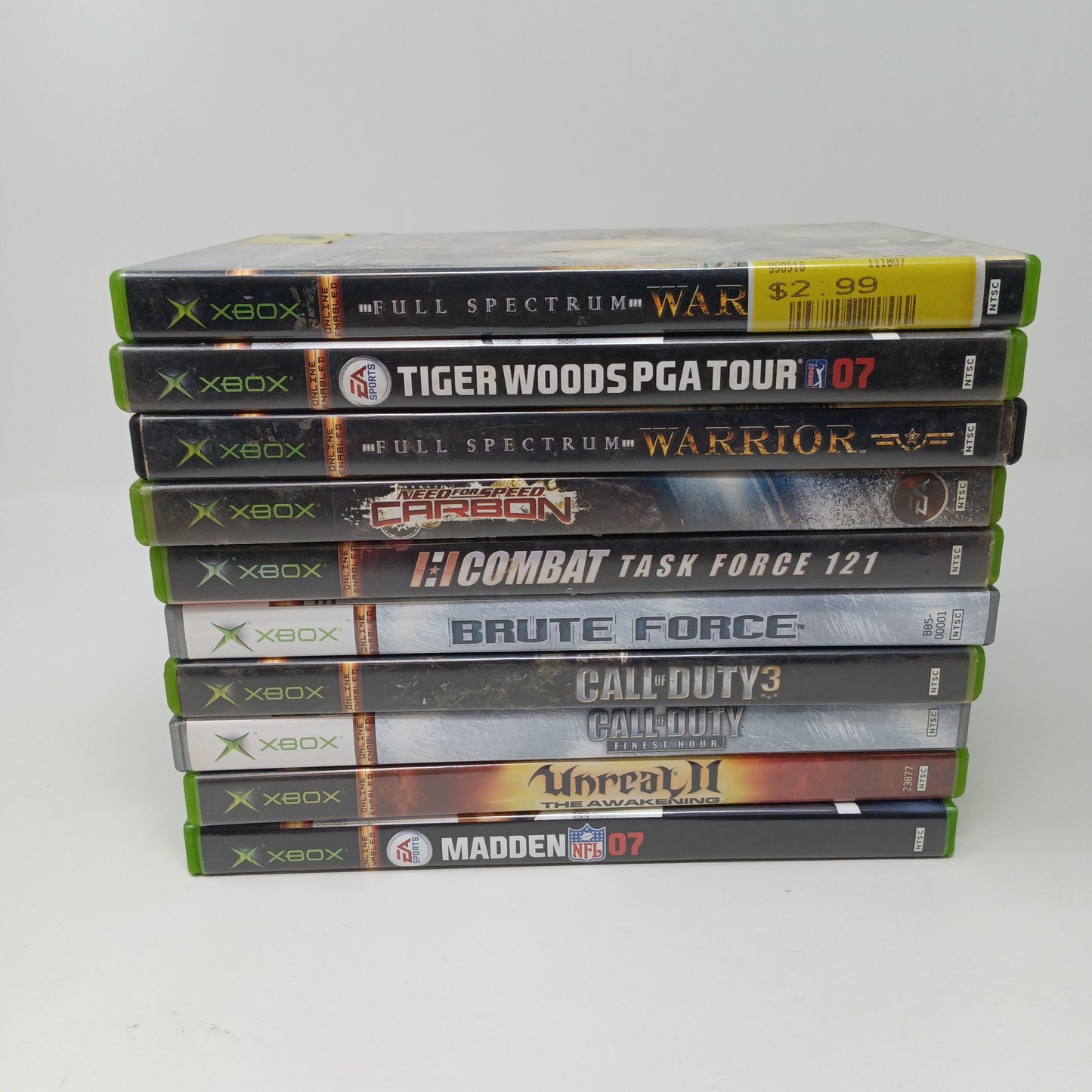 Lot of 10 Microsoft Original Xbox Games