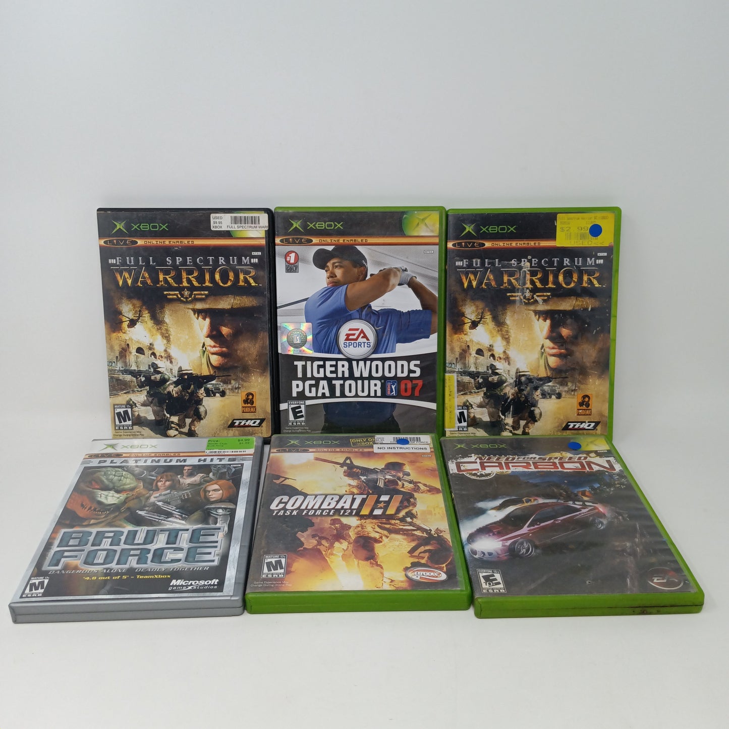 Lot of 10 Microsoft Original Xbox Games