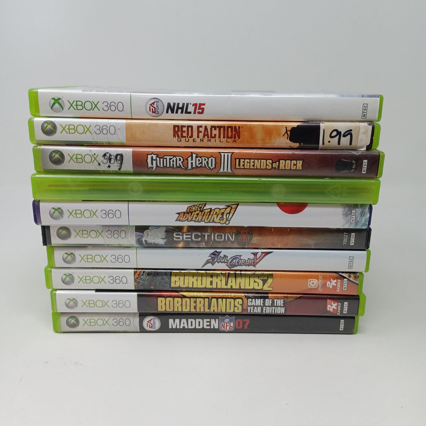 Lot of 10 Microsoft Xbox 360 Games