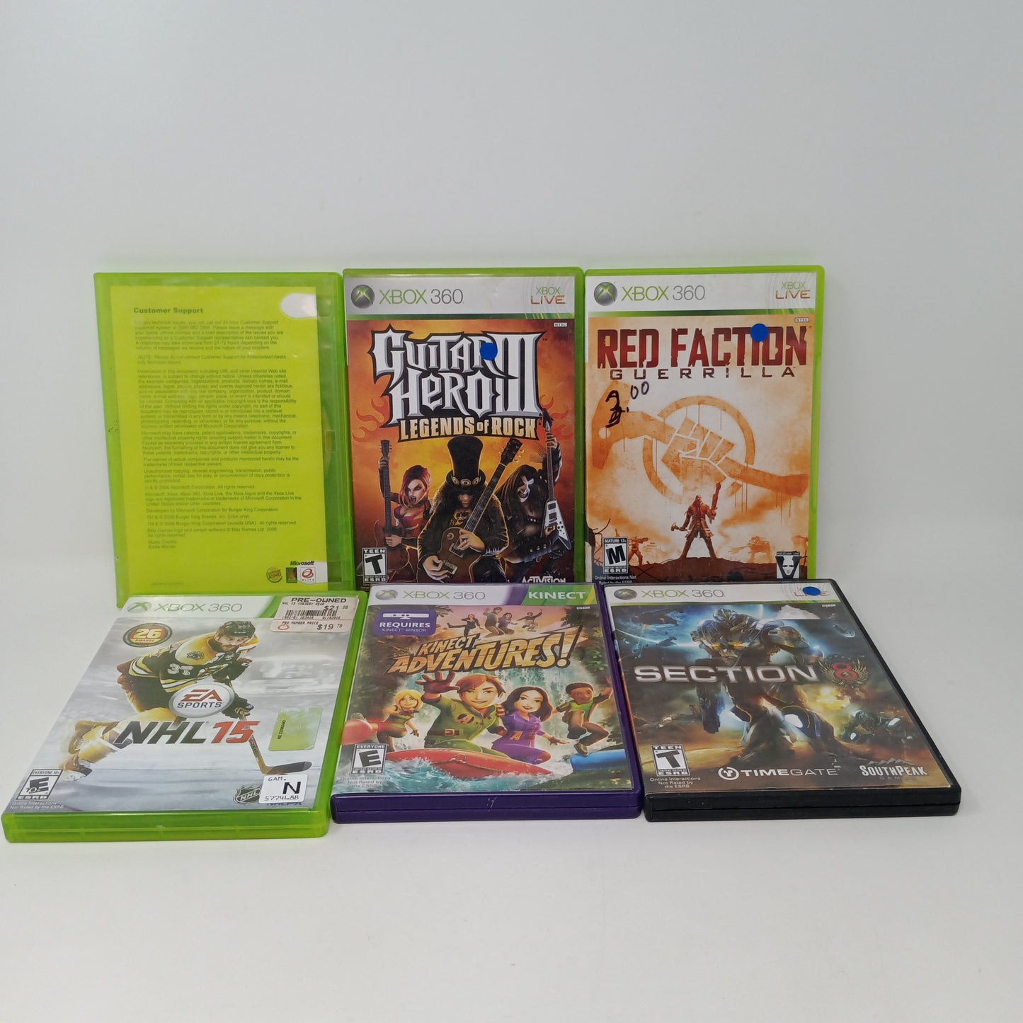 Lot of 10 Microsoft Xbox 360 Games