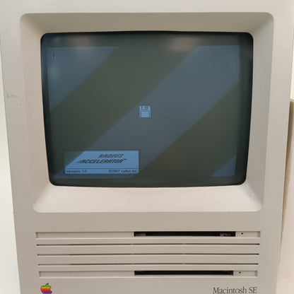 Vintage Apple 1988 Macintosh SE Model M5011 Computer Macintosh MacWrite Floppy Disk