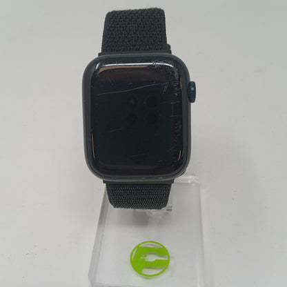 GPS Only Apple Watch Series 8 45MM Blue Aluminum Black Sport Band MNUL3LL/A