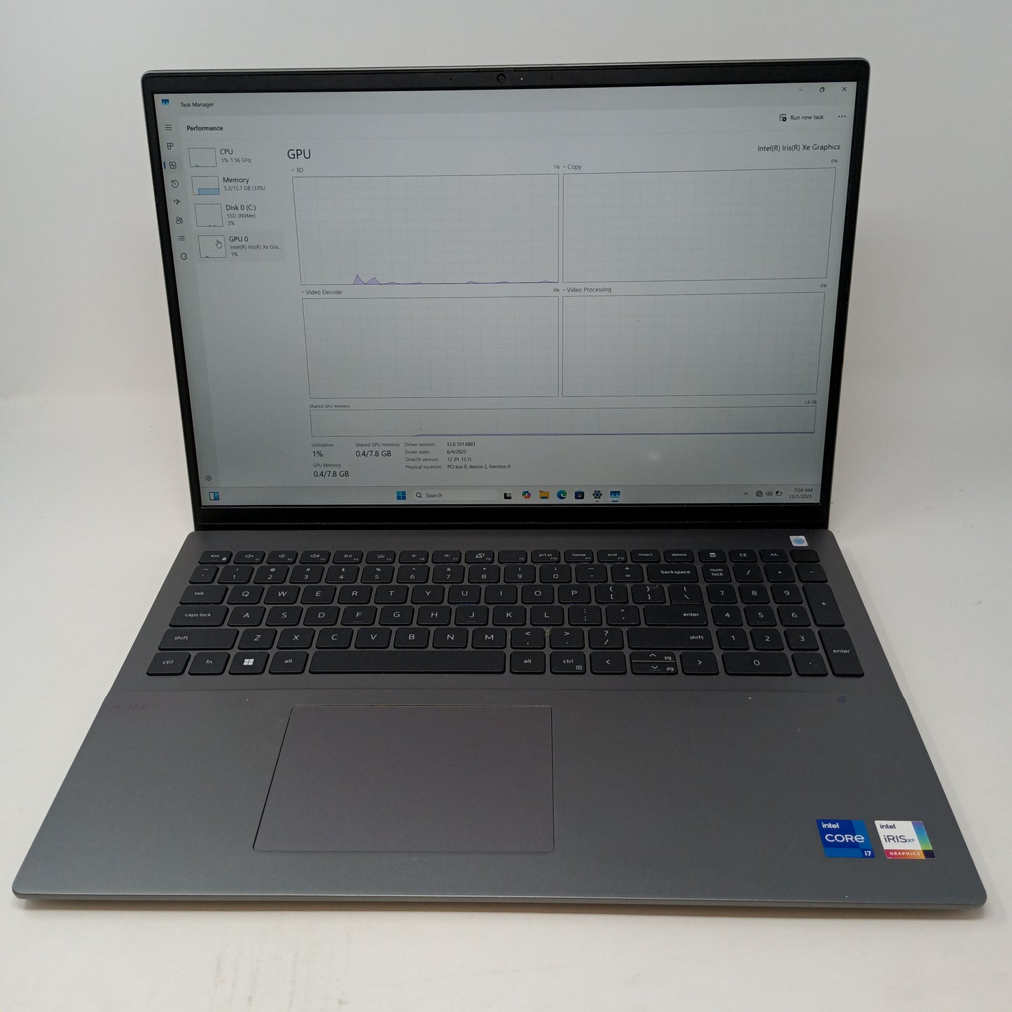 Dell Vostro P117F 0VNF5A01 16" i7-1360P 2.2GHz 16GB RAM 256GB SSD