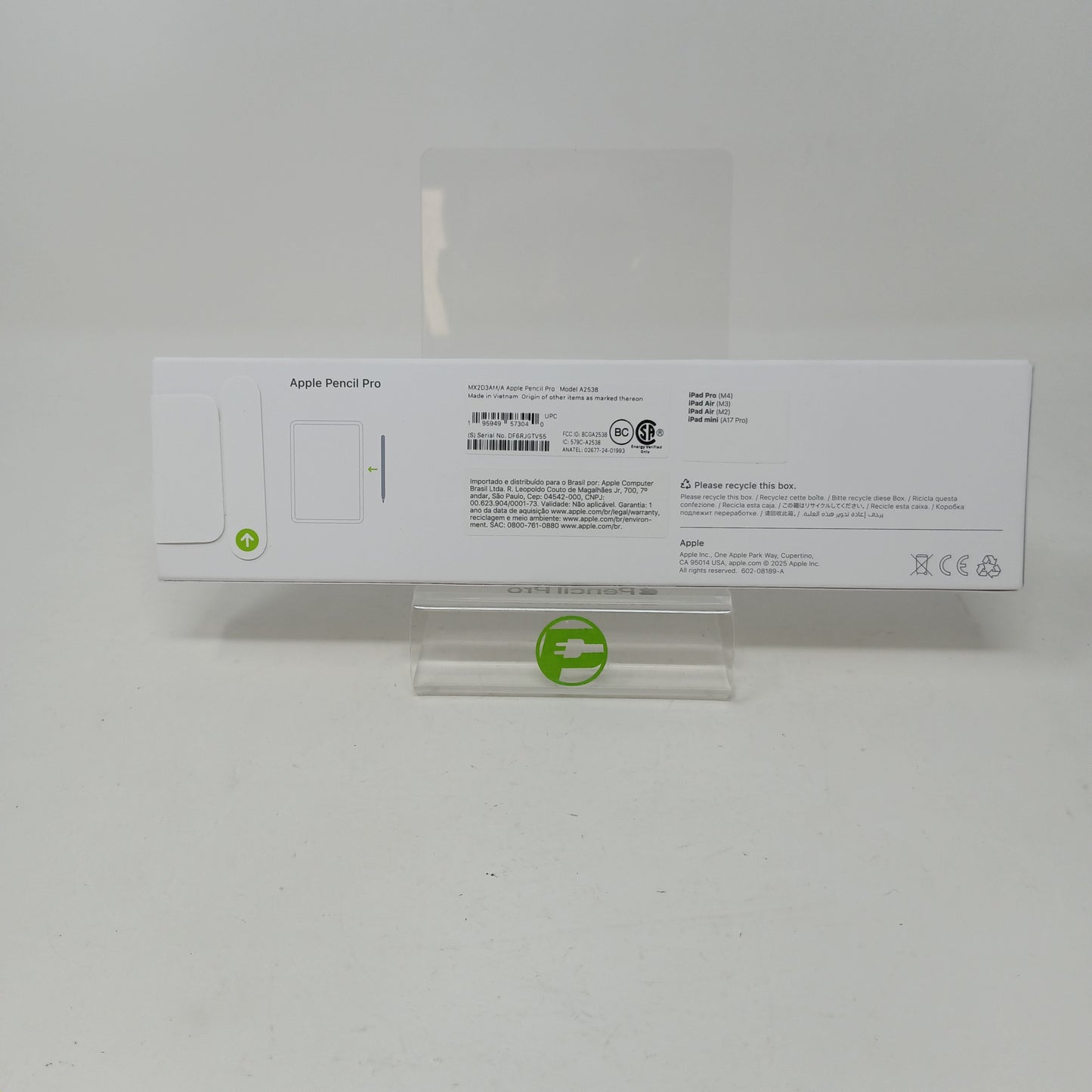 Apple Pencil Pro Smart Pencil Stylus White MX2D3AM/A