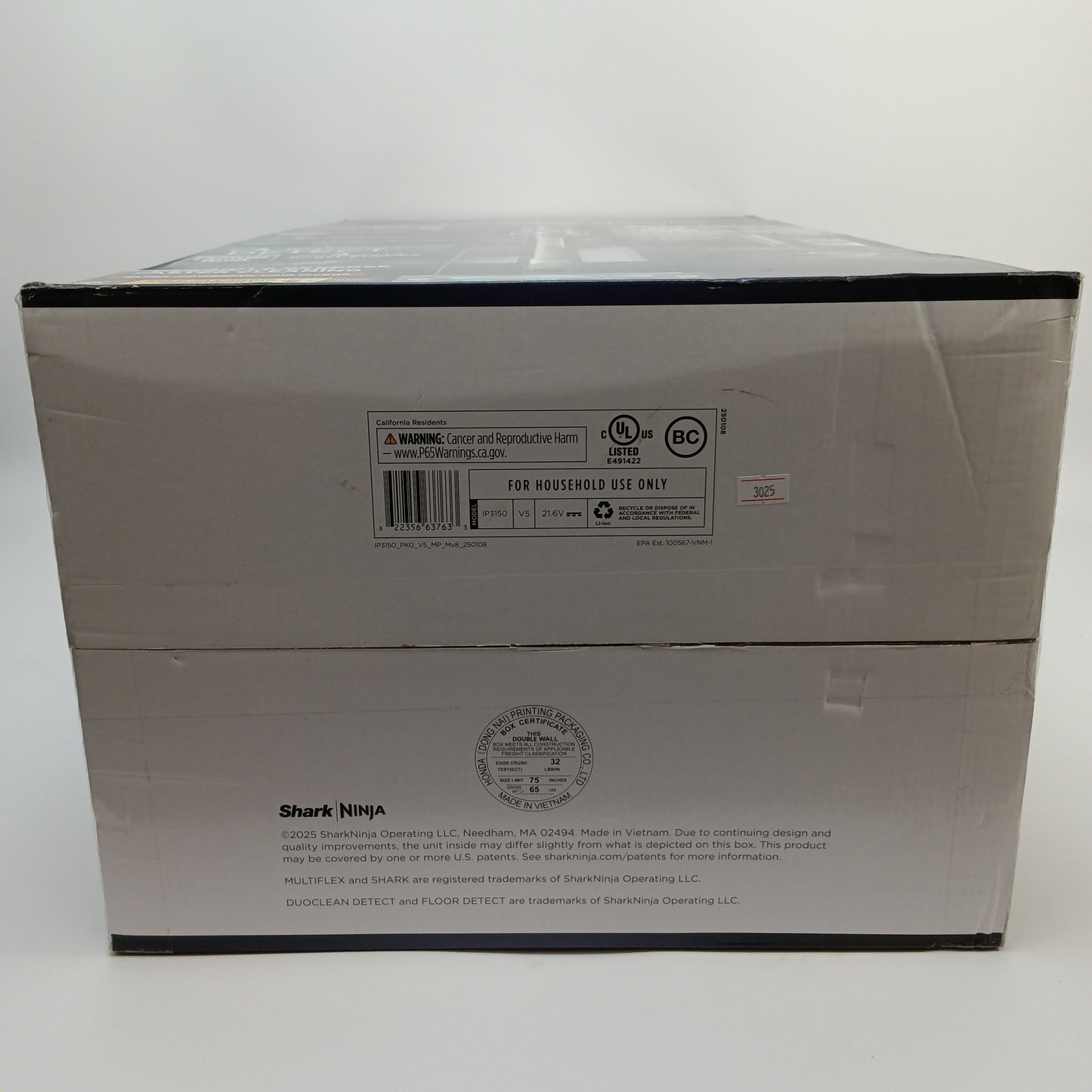 New Shark PowerDetect Vacuum IP3150