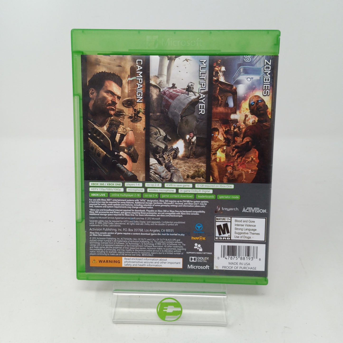 Call of Duty: Black Ops II (Microsoft Xbox One, 2018)