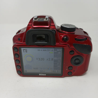 Nikon D3200 24.2MP Digital SLR DSLR Camera 46,199 Shutter Count
